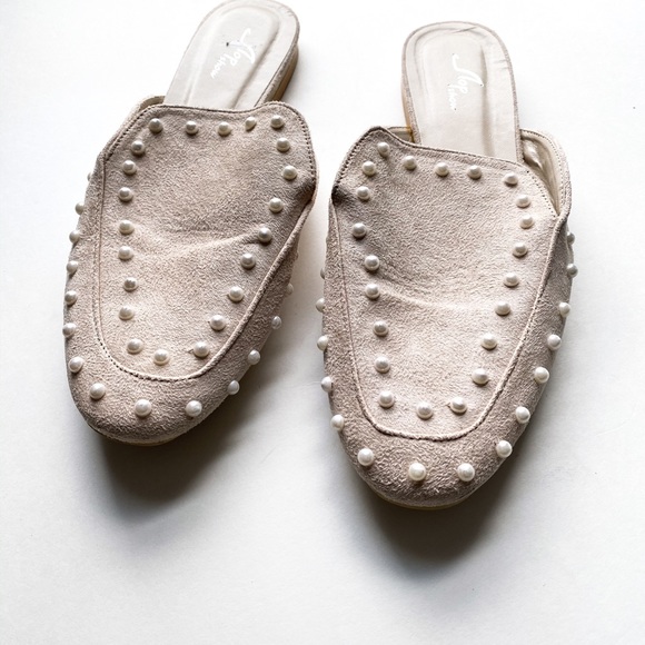 Topshop Pearl Cream  Flat Loafers size 9 - Picture 4 of 5